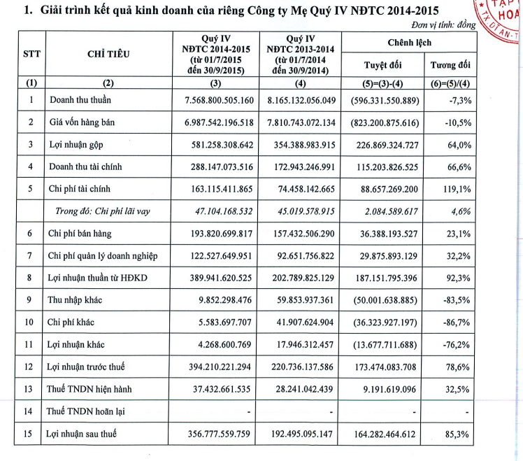 hsg bao cao q4