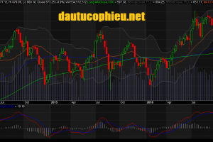 Đồ thị tuần VN-Index ngày 18/11/2016. Nguồn: AmiBroker