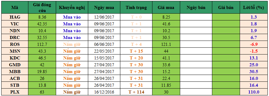 Danh mục đầu tư 1206