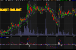 Đồ thi cổ phiếu LHG cập nhật ngày 14/09/2017. Nguồn: AmiBroker