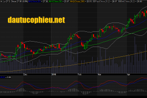 Đồ thị cổ phiếu DGW phiên giao dịch ngày 08/05/2018