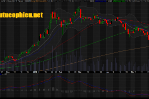 Đồ thị cổ phiếu HPG giữa phiên giao dịch ngày 01/06/2018. Nguồn: AmiBroker