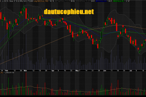 Đồ thị cổ phiếu HPG phiên giao dịch ngày 31/07/2018. Nguồn: AmiBroker