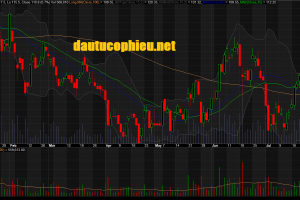 Đồ thị cổ phiếu MWG phiên giao dịch ngày 31/07/2018. Nguồn: AmiBroker