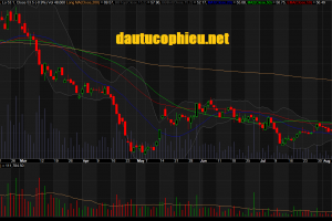 Đồ thị cổ phiếu BMP phiên giao dịch ngày 16/08/2018. Nguồn: AmiBroker