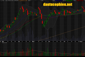 Đồ thị cổ phiếu VIC phiên giao dịch ngày 22/08/2018. Nguồn: AmiBroker