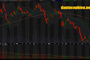 Đồ thị cổ phiếu FPT phiên giao dịch ngày 02/08/2018. Nguồn: AmiBroker