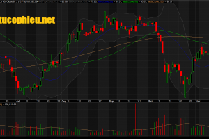 Đồ thị cổ phiếu MSN phiên giao dịch ngày 21/11/2018. Nguồn: AmiBroker