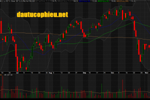 Đồ thị cổ phiếu MWG phiên giao dịch ngày 14/11/2018. Nguồn: AmiBroker