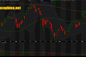 Đồ thị cổ phiếu FPT phiên giao dịch ngày 12/12/2018. Nguồn: AmiBroker