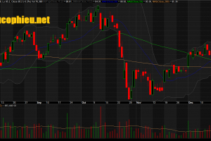 Đồ thị cổ phiếu MWG giữa phiên giao dịch ngày 26/12/2018. Nguồn: AmiBroker