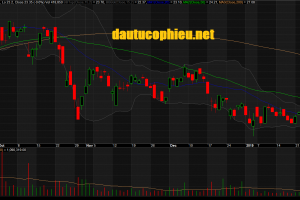 Đồ thị cổ phiếu DXG phiên giao dịch ngày 24/01/2019. Nguồn: AmiBroker