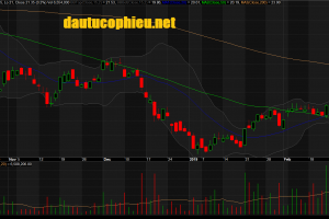 Đồ thị cổ phiếu CTG phiên giao dịch ngày 26/02/2019. Nguồn: AmiBroker