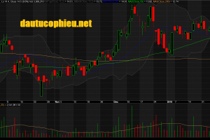 Đồ thị cổ phiếu KBC phiên giao dịch ngày 12/02/2019. Nguồn: AmiBroker