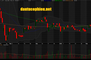 Đồ thị cổ phiếu MWG phiên giao dịch ngày 22/02/2019. Nguồn: AmiBroker