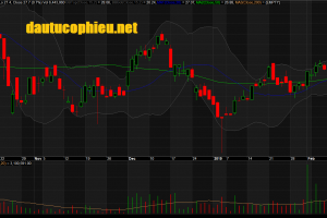 Đồ thị cổ phiếu TCB phiên giao dịch ngày 22/02/2019. Nguồn: AmiBroker
