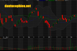 Đồ thị cổ phiếu TCB phiên giao dịch ngày 26/02/2019. Nguồn: AmiBroker