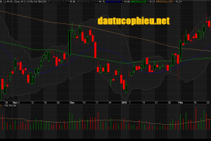 Đồ thị cổ phiếu FPT phiên giao dịch ngày 11/03/2019. Nguồn: AmiBroker