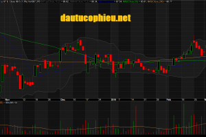 Đồ thị cổ phiếu MWG phiên giao dịch ngày 12/03/2019. Nguồn: AmiBroker