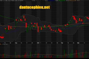 Đồ thị cổ phiếu MWG phiên giao dịch ngày 26/03/2019. Nguồn: AmiBroker