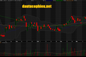 Đồ thị cổ phiếu MWG phiên giao dịch ngày 27/03/2019. Nguồn: AmiBroker