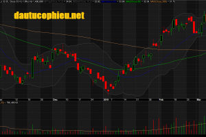 Đồ thị cổ phiếu REE phiên giao dịch ngày 18/03/2019. Nguồn: AmiBroker