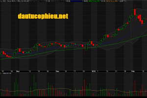 Đồ thị cổ phiếu VEA phiên giao dịch ngày 04/03/2019. Nguồn: AmiBroker