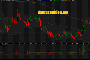 Đồ thị cổ phiếu VIB phiên giao dịch ngày 11/03/2019. Nguồn: AmiBroker