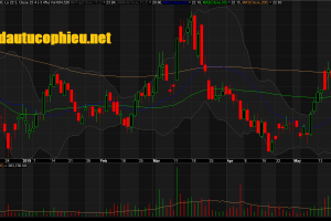 Đồ thị cổ phiếu DRC phiên giao dịch ngày 27/05/2019. Nguồn: AmiBroker