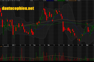 Đồ thị cổ phiếu MWG phiên giao dịch ngày 24/05/2019. Nguồn: AmiBroker