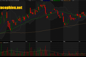 Đồ thị cổ phiếu KBC phiên giao dịch ngày 01/07/2019. Nguồn: AmiBroker