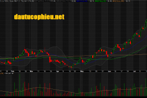 Đồ thị cổ phiếu MWG phiên giao dịch ngày 26/07/2019. Nguồn: AmiBroker