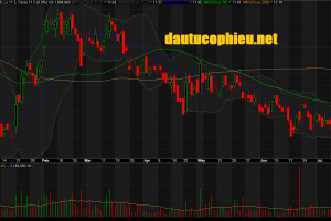 Đồ thị cổ phiếu STB phiên giao dịch ngày 23/07/2019. Nguồn: AmiBroker