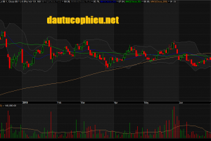 Đồ thị cổ phiếu VHC phiên giao dịch ngày 16/07/2019. Nguồn: AmiBroker