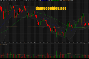 Đồ thị cổ phiếu VHM phiên giao dịch ngày 26/08/2019. Nguồn: AmiBroker