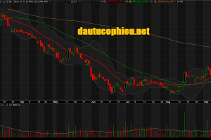 Đồ thị cổ phiếu TCB phiên giao dịch ngày 20/09/2019. Nguồn: AmiBroker