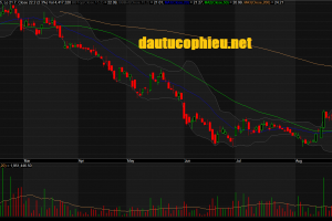 Đồ thị cổ phiếu TCB phiên giao dịch ngày 05/09/2019. Nguồn: AmiBroker