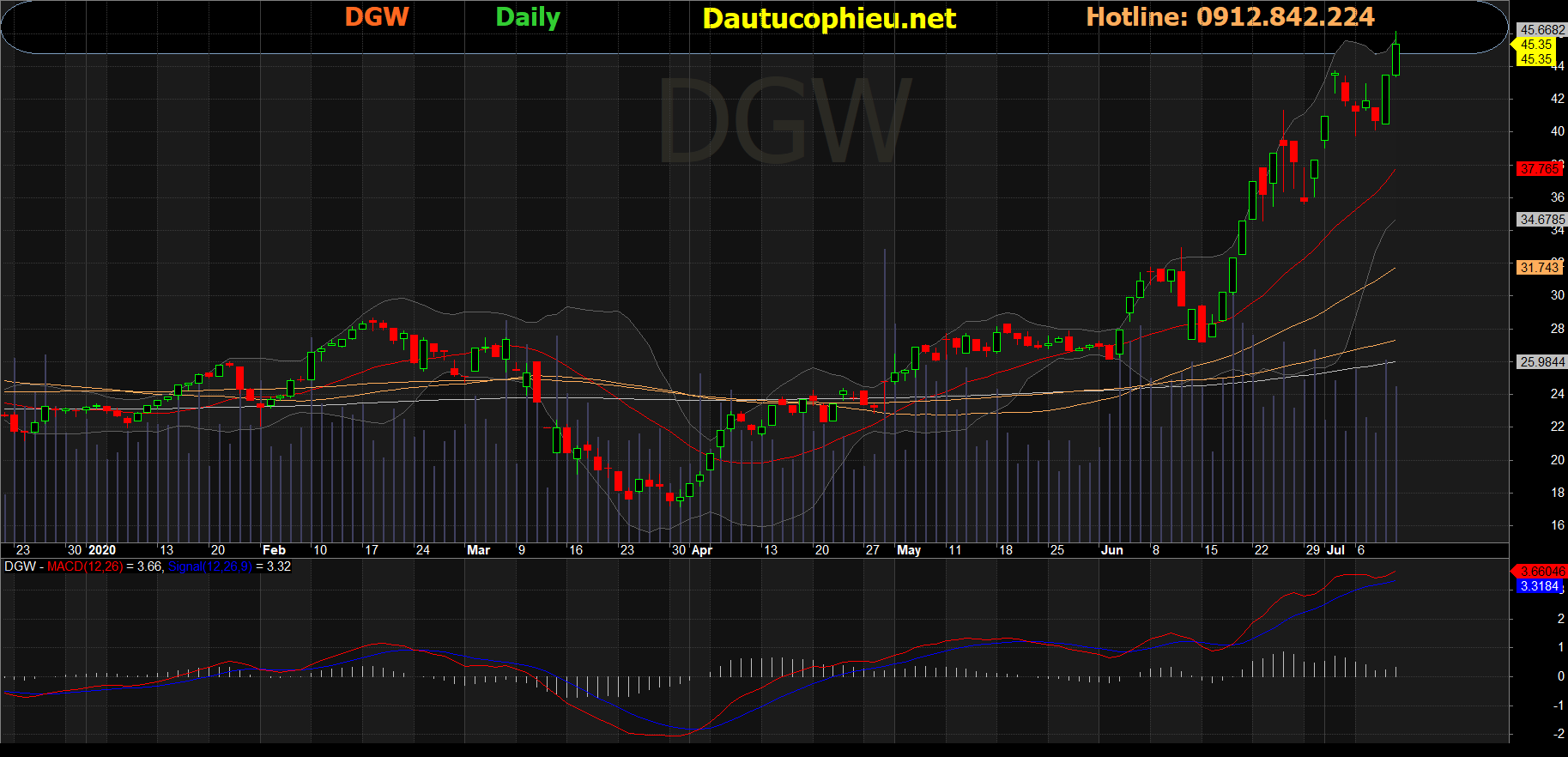 Cổ phiếu DGW