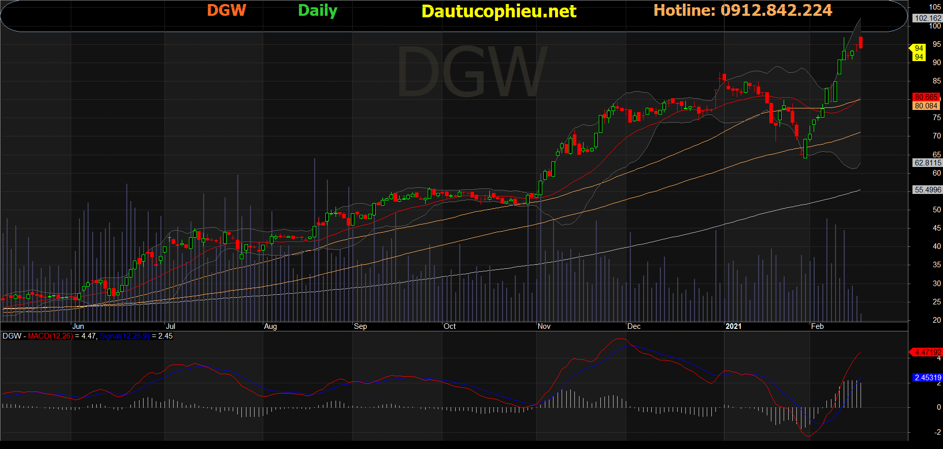 Cổ phiếu DGW