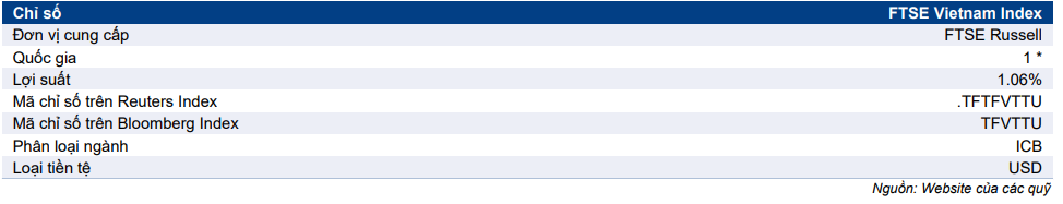 Báo cáo tóm lược Thị trường - Review chỉ số FTSE Vietnam Q1/2021
