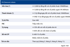 Cập nhật chỉ số - VN Diamond và VNFIN Select: Review bán niên