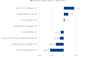 Cập nhật ETF – Dòng vốn ETF bị rút ròng trong tháng 7/2022