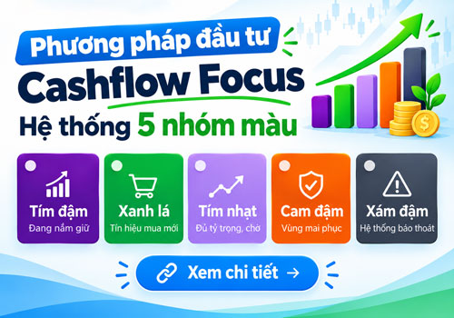 Phương pháp đầu tư Cashflow Focus - Hệ thống 5 nhóm màu