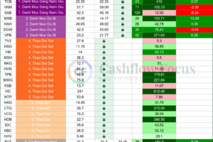 Nhịp đập danh mục Cashflow ngày 30/10/2026: thị trường chưa cho phép mở mua mới