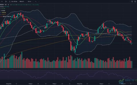 Đồ thị VN-Index kết thúc phiên giao dịch ngày 13/10/2026
