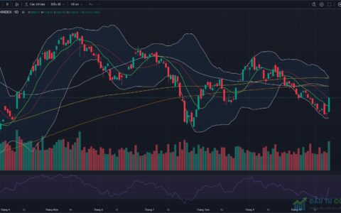 Đồ thị VN-Index kết thúc phiên giao dịch ngày 21/10/2026